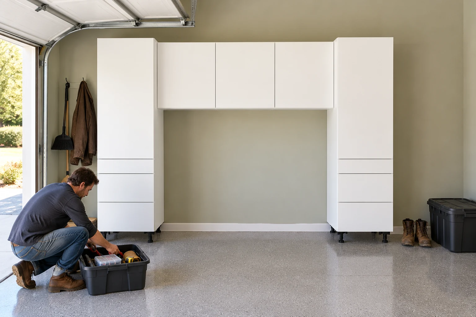 10 ft Clean Care Station, White finish